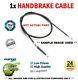 1x Hand Brake Cable For Opel Astra Gtc Mk Vi 2.0 Vxr 2012- On