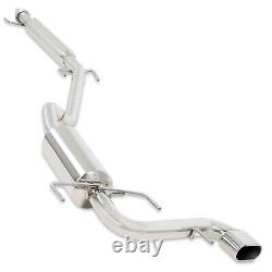 2.5 Stainless Cat Back Escape System For Vauxhall Opel Astra H Z20leh Vxr