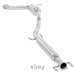 2.5 Stainless Cat Back Escape System For Vauxhall Opel Astra H Z20leh Vxr