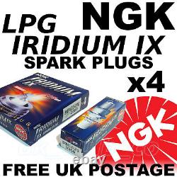 4x NGK Ix LPG Spark Plugs Opel Astra H 2.0 Lt Turbo Vxr 240bhp 05 N°3356