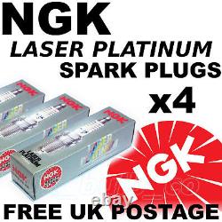 4x NGK Platinum Ignition Spark Plugs Opel Astra H 2.0 Lt Turbo Vxr 240bhp 05 #6314