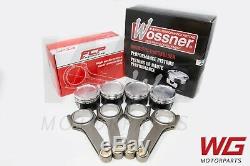 8.8 1 Wossner Wrought Pistons Fcp Steel Bars For Opel Astra H Vxr 2.0t Z20le