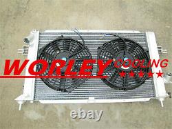 Aluminum Radiator and Fans for Opel Vauxhall Astra VXR Z20LEH Turbo Engine New