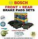 Bosch Front + Rear Axle Brake Pads Set For Opel Astra V 2.0 Vxr