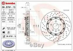 Brembo Front Axle Brake Discs + Pads Set For Opel Astra Gtc 2.0 Vxr
