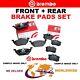 Brembo Front - Rear Axle Brake Plates Set For Opel Astra 2.0 Vxr