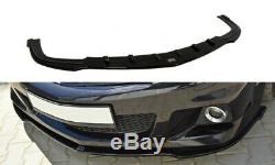 Cup Lip Spoiler Before Approach For Opel Astra H (for Opc / Vxr) Black M