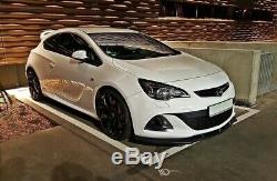 Cup Lip Spoiler Before Approach For Opel Astra Opc / Vxr V. 1 Black Carpet