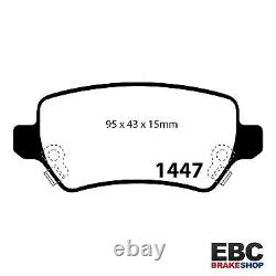 EBC Ultimax Rear Brake Pads for Opel Meriva A Vxr 1.6T DP1447