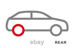 Ebc Rear Orig. Standard Brake Discs For Opel Meriva Vxr 1.6t (2005-2008)