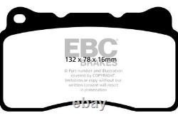 Ebc Yellowstuff Front Pads For Opel Astra (j) 2.0 Turbo Vxr 2012-2015