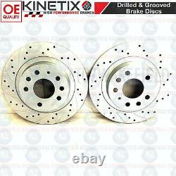 For Opel Astra H Vxr Rear Grooved Perforated Brake Disc Mintex Pads 278mm