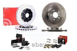 For Opel Astra J GTC VXR Front Rear Performance Brake Discs Brembo Pads