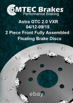 For Opel Astra J Gtc Mk6 Vxr Avant C-hook 2-piece Brake Discs - Mintex Skates