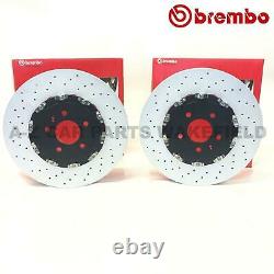 For Opel Astra J Gtc Mk6 Vxr Front Perforated 2-piece Brembo Brake Discs Skates