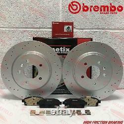 For Opel Astra J Gtc Vxr Rear Perforated Brake Discs Blisters Brembo 315mm