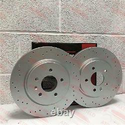 For Opel Astra J Gtc Vxr Rear Perforated Brake Discs Brembo 315mm