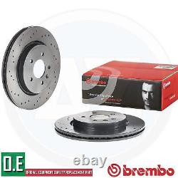For Opel Astra J Vxr Gtc Brembo Oem Perforated Brake Rear Discs Pair 315mm