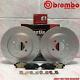 For Vauxhall Astra Gtc Vxr Rear Cross Drilled Brake Discs Brembo Pads