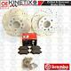 For Vauxhall Astra H Vxr Rear Grooved Drilled Brake Discs Brembo Pads