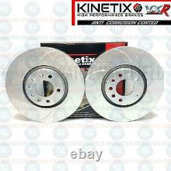 For Vauxhall Astra H Vxr Front Disc Curved Brake Perforated Mintex Skates 321mm