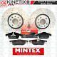 For Vauxhall Astra Vxr 05-11 Front Grooved Drilled Brake Discs Mintex Pads