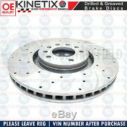 For Vauxhall Astra Vxr 05-11 Front Disc Brake Pads Grooved Perforated Mintex