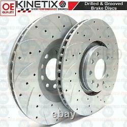 For Vauxhall Astra Vxr 05-11 Front Disc Curved Brake Perforated Mintex Skates