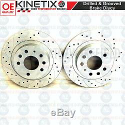 For Vauxhall Astra Vxr 05-11 Rear Disc Brake Pads Brembo Grooved Perforated