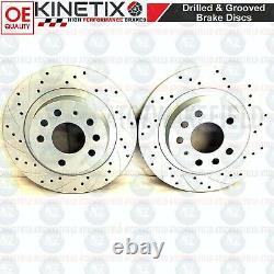 For Vauxhall Astra Vxr 05-11 Rear Grooved Perforated Brake Disc Mintex 278mm.