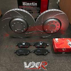 For Vauxhall Astra Vxr 2.0 Turbo, Front Grooved and Slotted TRW Discs with 321mm Brake Pads