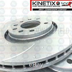 For Vauxhall Astra Vxr Before Cross Disc Brake Pads Brembo Grooved Honeycombed