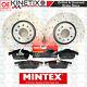 For Vauxhall Astra Vxr H Before Disc Brake Pads Grooved 321mm Perforated Mintex