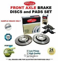 Front Axle Brake Disc Set + Pads For Opel Astra Gtc 2.0 Vxr 2012