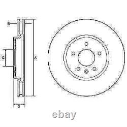 Front Axle Brake Disc Set + Pads For Opel Astra Gtc 2.0 Vxr 2012-