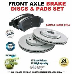 Front Axle Brake Discs + Set Pads For Opel Astra Gtc 2.0 Vxr 2012-