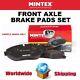 Front Axle Brake Pads Set For Opel Astra Gtc Mk Vi 2.0 Vxr 2012- To