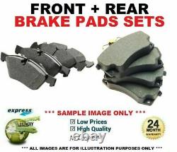 Front + Rear Axle Brake Pads For Opel Astra IV V 2.0 Vxr