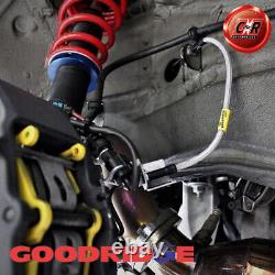 Goodridge Stainless Steel Coolant Hoses for Opel Astra MK5 H 2.0T Vxr 05-11 SVA1300-6C-CLG