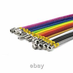HEL Complete 4x Braided Brake Hoses for Opel Astra J All Models Exc. Vxr