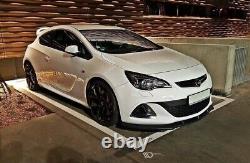 Maxton Lame Front Bumper OPEL ASTRA J OPC / VXR v. 1 Gloss Black