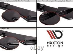 Maxton Lame Front Bumper OPEL ASTRA J OPC / VXR v. 1 Gloss Black