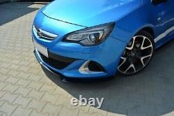 Maxton Lame Front Bumper OPEL ASTRA J OPC / VXR v. 2 Gloss Black