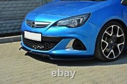 Maxton Lame Front Bumper OPEL ASTRA J OPC / VXR v. 2 Gloss Black