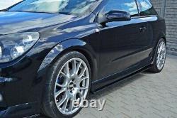 Maxton Lowering Skirts OPEL ASTRA H (FOR OPC / VXR) Gloss Black