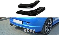 Maxton REAR BUMPER LIP OPEL ASTRA J OPC / VXR Gloss Black