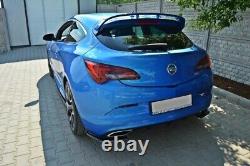 Maxton REAR BUMPER LIP OPEL ASTRA J OPC / VXR Gloss Black