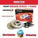 Mintex Front Axle Brake Discs + Pads Set For Opel Astra Gtc 2.0 Vxr