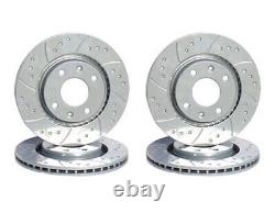 Mtec Front 321mm Brake Discs For Opel Astra Vxr 2.0t 16v 10 05