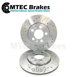 Opel Astra H VXR 2.0T 05-11 Front Perforated Grooved Disc Brake 321mm